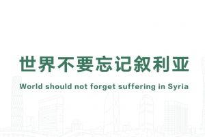 World should not forget suffering in Syria